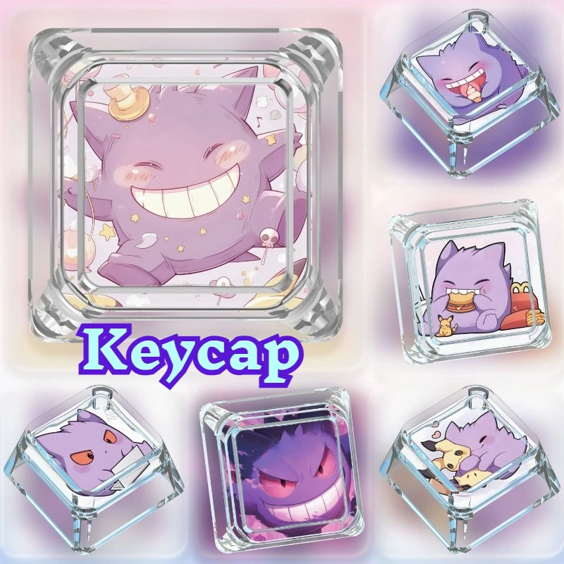 Creative Pokémon Gengar Keyboard Single Keycap Cartoon Gengar Cross Axis Customized Mechanical Keyboard Transparent Keycap Gifts
Creative Pokémon Gengar Keyboard Single Keycap Cartoon Gengar Cross Axis Customized Mechanical Keyboard Transparent Keycap Gifts