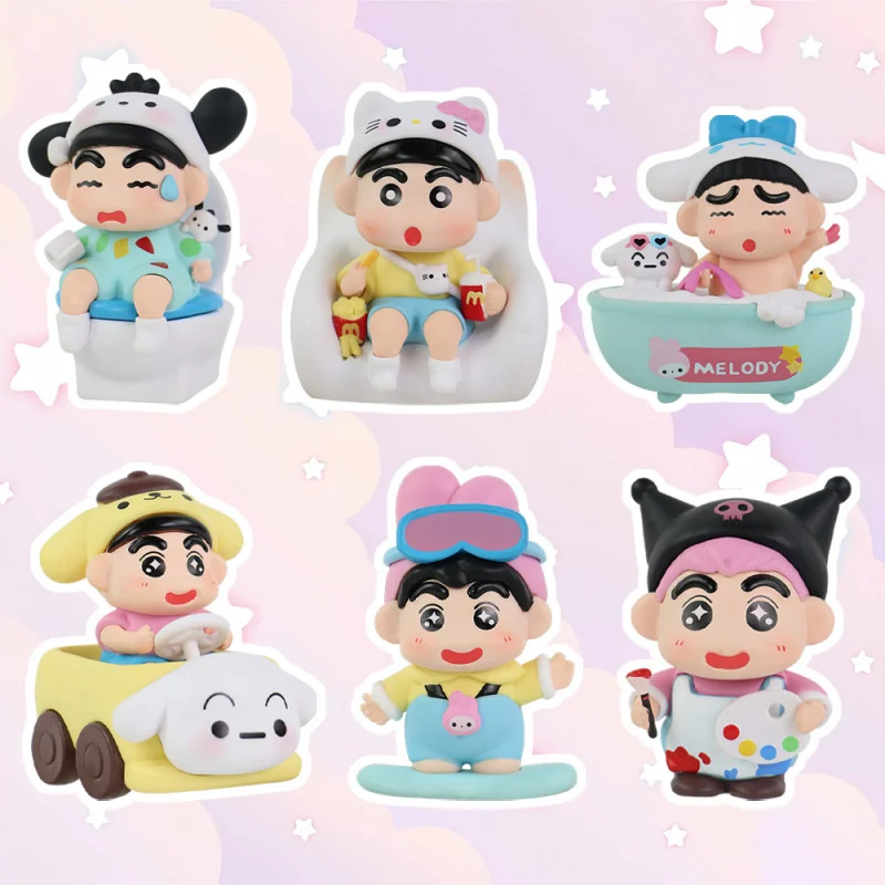Crayon Shin-chan Sanrio Cosplay Series Blind Box Cute Desktop Anime Figurine Exquisite Desktop Ornament Wholesale
Crayon Shin-chan Sanrio Cosplay Series Blind Box Cute Desktop Anime Figurine Exquisite Desktop Ornament Wholesale