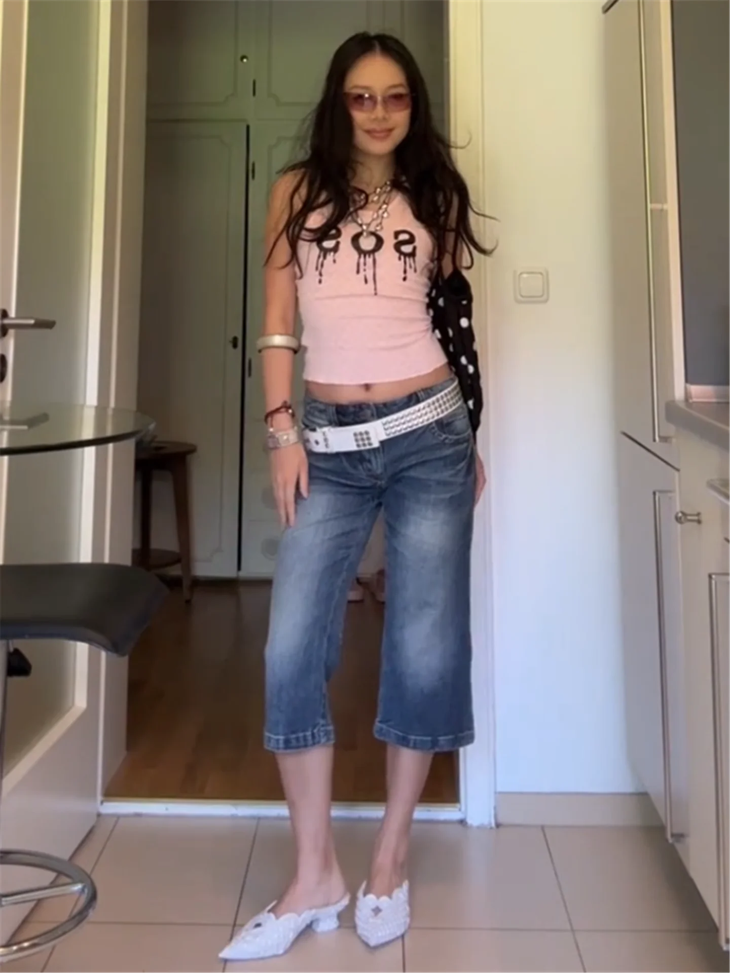 American Style Low Waist Seven-Foot Women's Skinny Jeans Summer Slimming Design Casual Micro Flared Mid-Length Denim Pants
American Style Low Waist Seven-Foot Women's Skinny Jeans Summer Slimming Design Casual Micro Flared Mid-Length Denim Pants