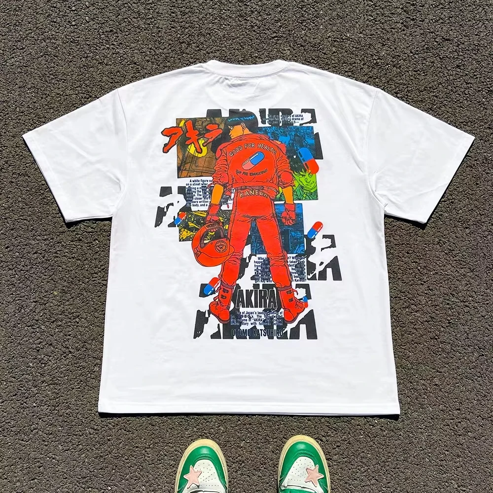 AKIRA Akira Animation Youth Retro Summer Hip Hop Men and Women Loose Real Shot Pure Cotton Short-sleeved Men T-shirt
AKIRA Akira Animation Youth Retro Summer Hip Hop Men and Women Loose Real Shot Pure Cotton Short-sleeved Men T-shirt
