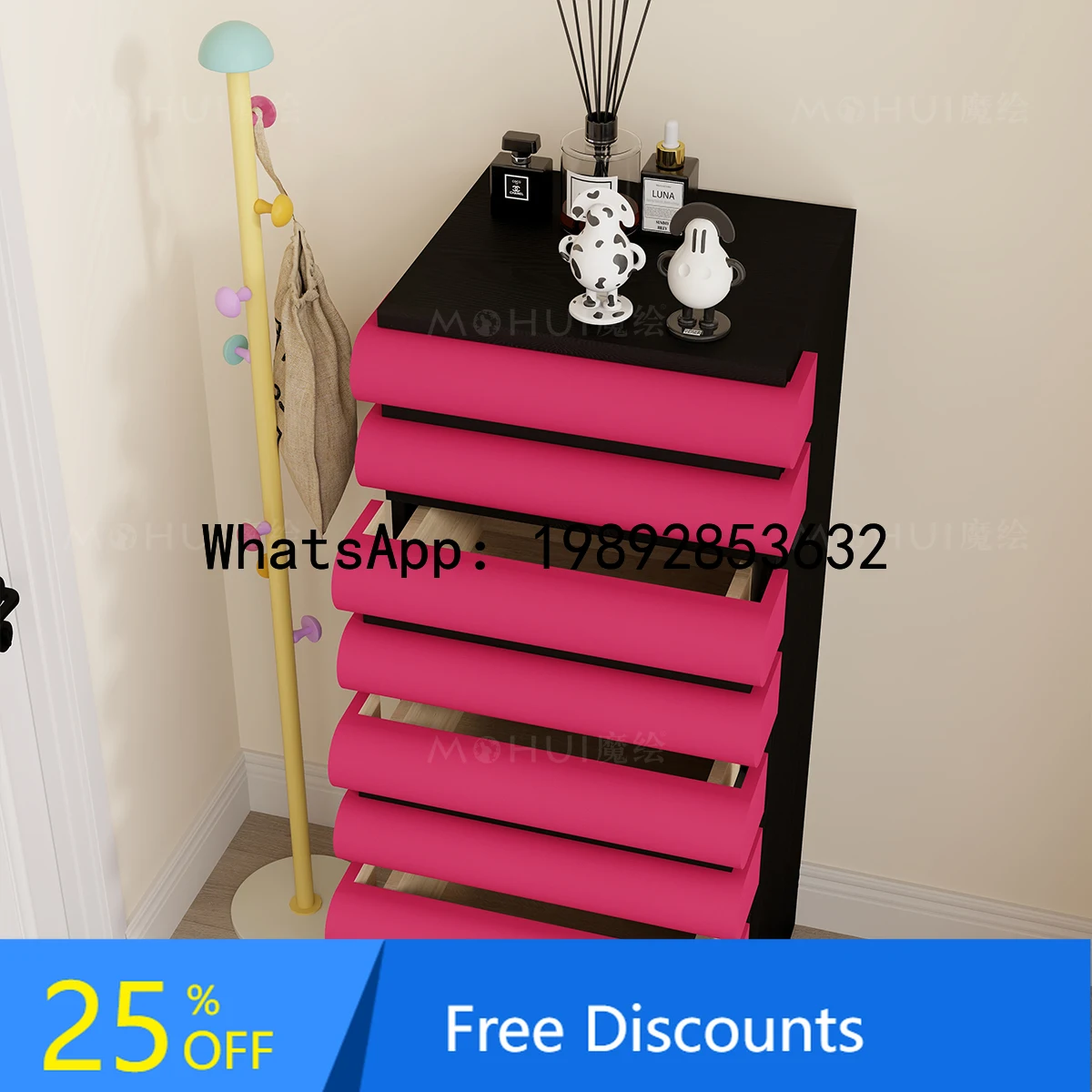 4Wudou retro modern decorative cabinet bedroom bedside living room entrance cabinet
4Wudou retro modern decorative cabinet bedroom bedside living room entrance cabinet