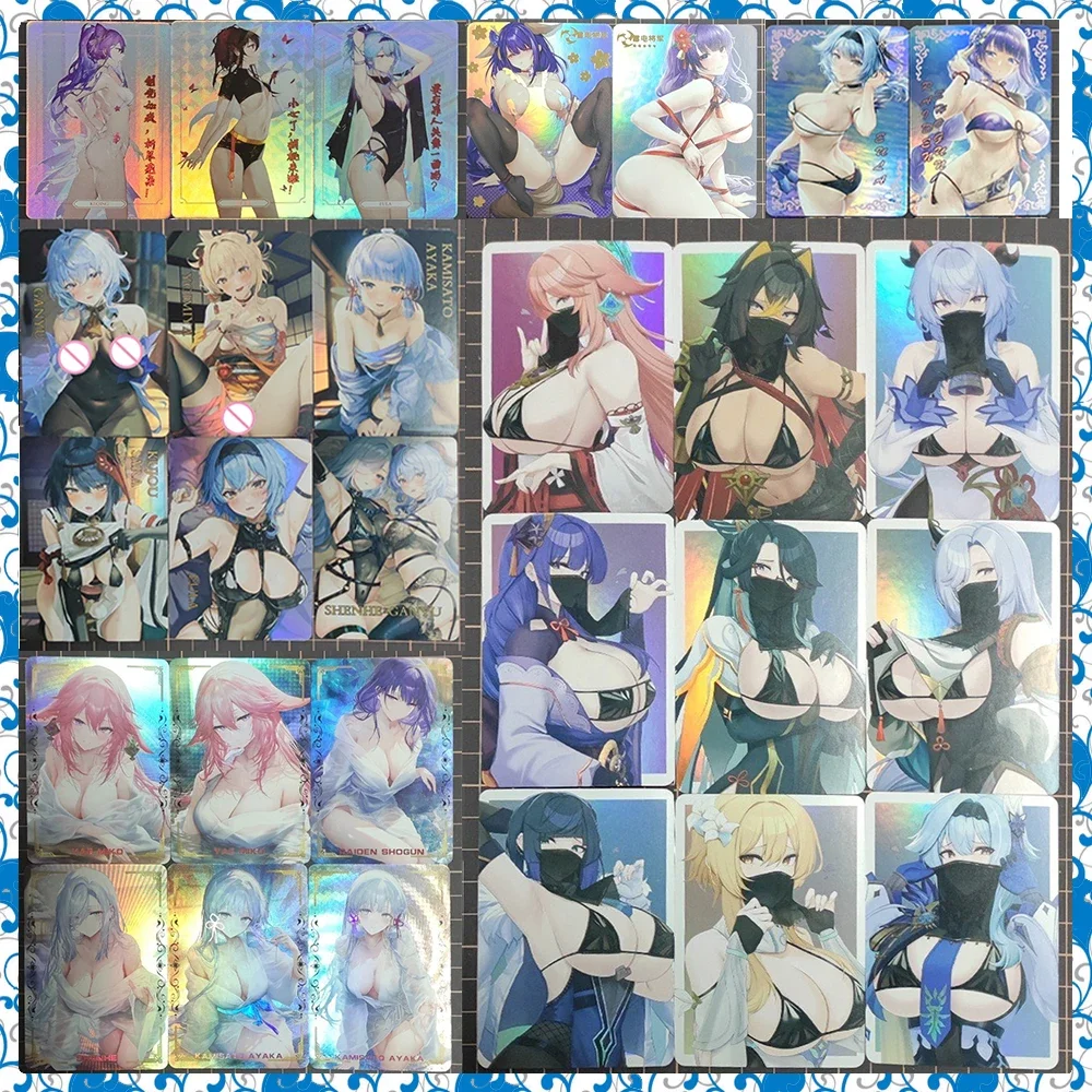 Anime Goddess Story DIY ACG Eula Yae Miko Paimon Ayaka Sexy Collectible Card Boy Games Toys Christmas Birthday Gifts
Anime Goddess Story DIY ACG Eula Yae Miko Paimon Ayaka Sexy Collectible Card Boy Games Toys Christmas Birthday Gifts