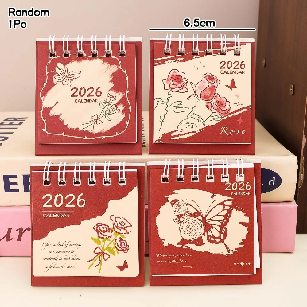 Mini Simple Calendar 2026 Small Desk Calendar Creative Coil Capybara Panda Desktop Planner Calendar Office Stationery 2025-2026
Mini Simple Calendar 2026 Small Desk Calendar Creative Coil Capybara Panda Desktop Planner Calendar Office Stationery 2025-2026