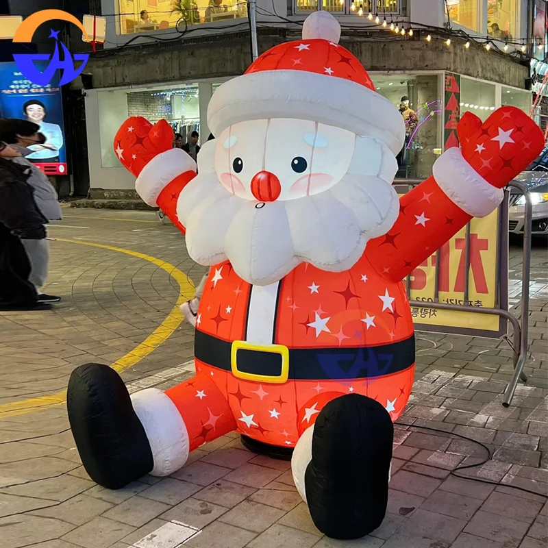 Inflatable Santa Claus Model with White Lights Christmas Winter Outdoor Event Decoration
Inflatable Santa Claus Model with White Lights Christmas Winter Outdoor Event Decoration