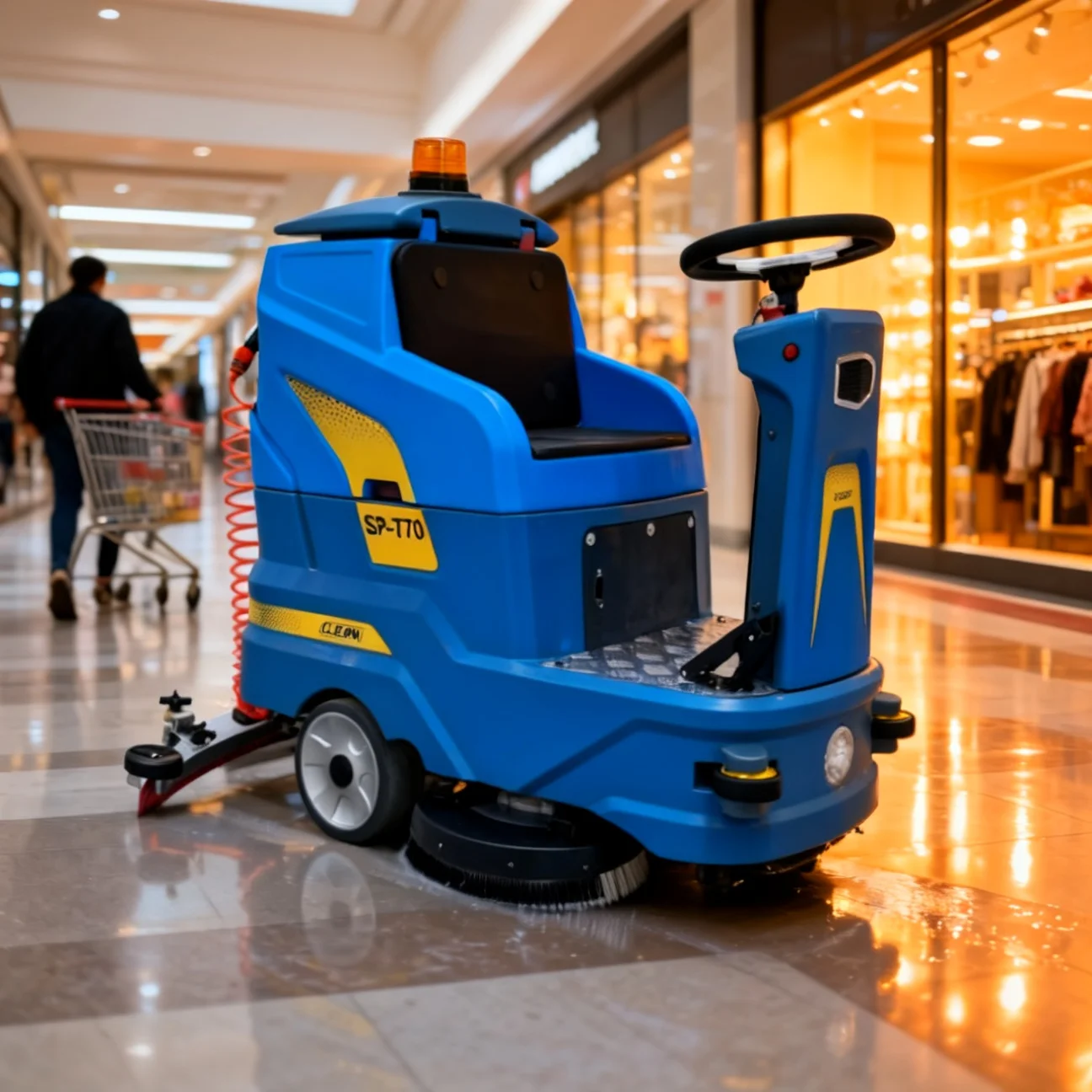Customized SP770 Dual-Brush Floor Scrubber Standard Configuration Ride-On Industrial Floor Scrubber For Workshop And Commercial
Customized SP770 Dual-Brush Floor Scrubber Standard Configuration Ride-On Industrial Floor Scrubber For Workshop And Commercial