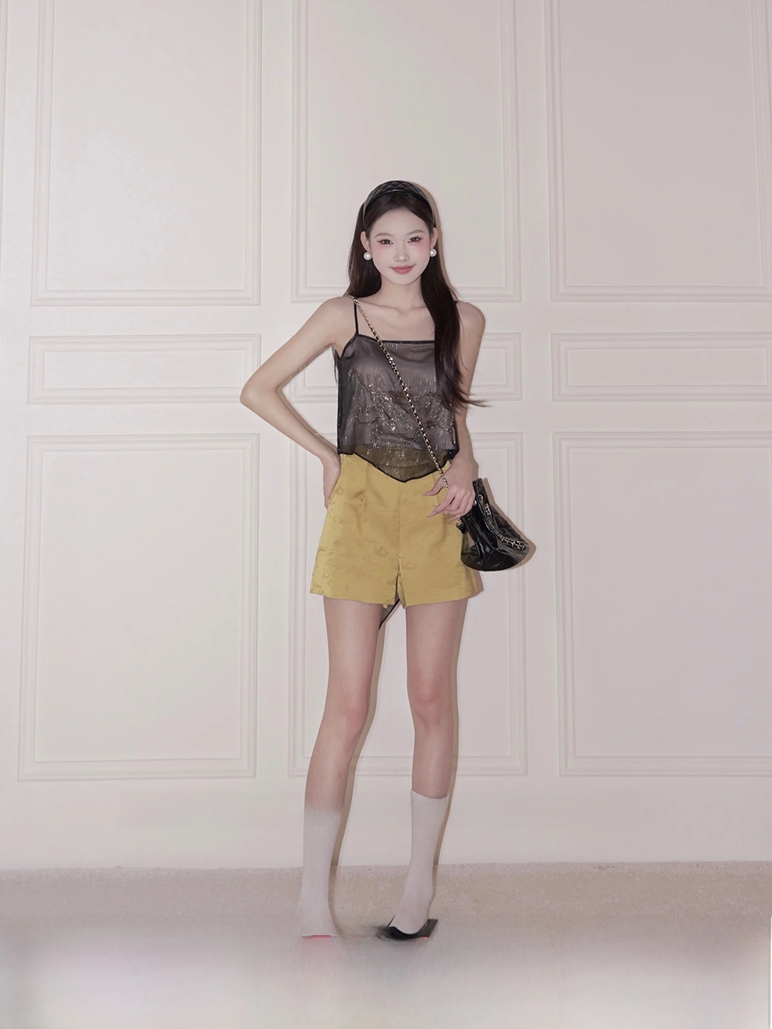 Original Chinese Embroidery Asymmetrical Hemline Strap Top Women's Slim Fit Polyester Fiber Inner Wear ort Sle Daily Use
Original Chinese Embroidery Asymmetrical Hemline Strap Top Women's Slim Fit Polyester Fiber Inner Wear ort Sle Daily Use