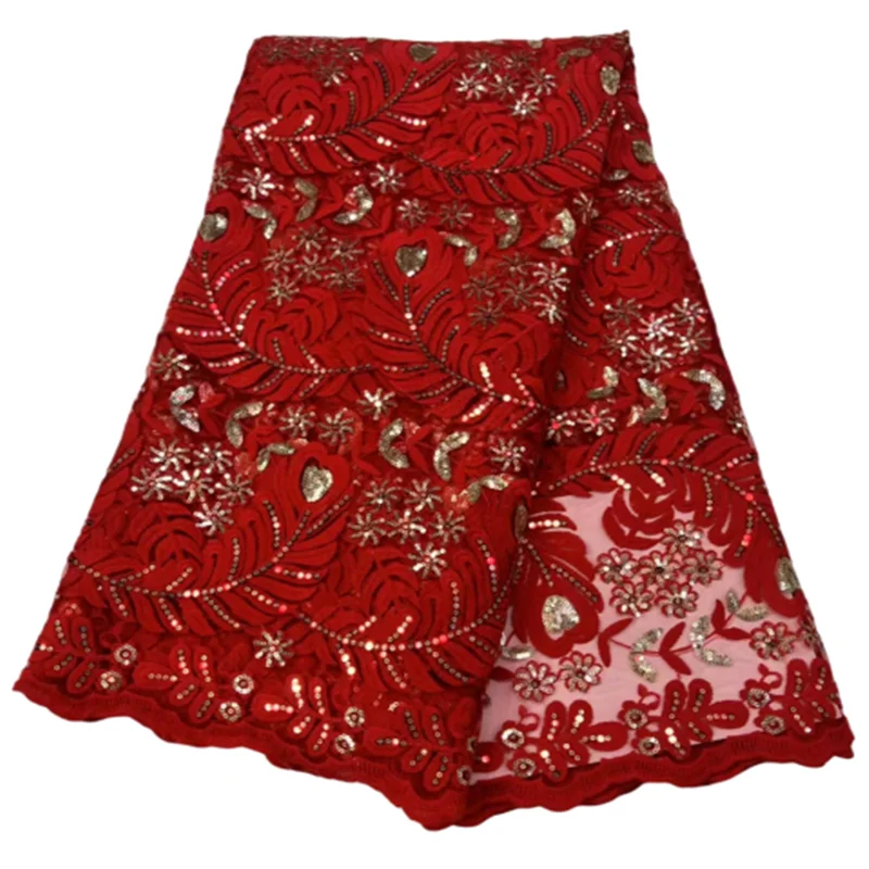 Red Sequin African French Net Lace Fabric 2022 High Quality Tulle Mesh Lace Bridal Nigerian Wedding Dress Lace For Woman
Red Sequin African French Net Lace Fabric 2022 High Quality Tulle Mesh Lace Bridal Nigerian Wedding Dress Lace For Woman