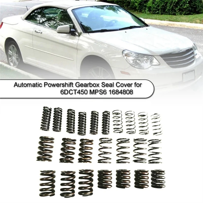24Pcs/Set 6DCT450 MPS6 Transmission Clutch Shock Disc Spring Repair Kit For Volvo XC60 Land Rover Ford Mondeo Kuga C-MAX
24Pcs/Set 6DCT450 MPS6 Transmission Clutch Shock Disc Spring Repair Kit For Volvo XC60 Land Rover Ford Mondeo Kuga C-MAX