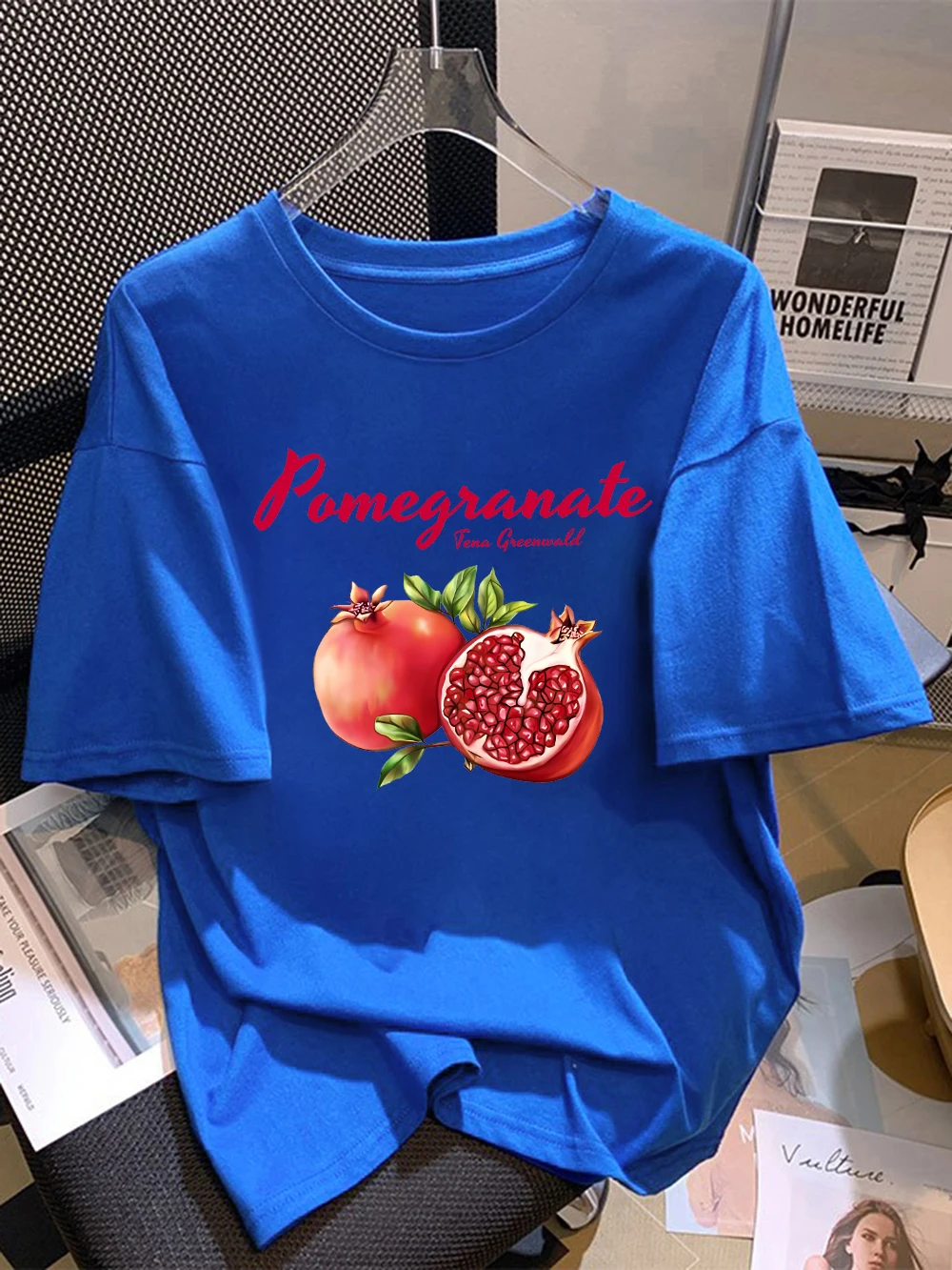 Summer T-Shirts Women Cotton Bright Red Guava Print Tops Loose O-Neck Soft Comfortable Short Sleeve All-Match Womans Clothes
Summer T-Shirts Women Cotton Bright Red Guava Print Tops Loose O-Neck Soft Comfortable Short Sleeve All-Match Womans Clothes