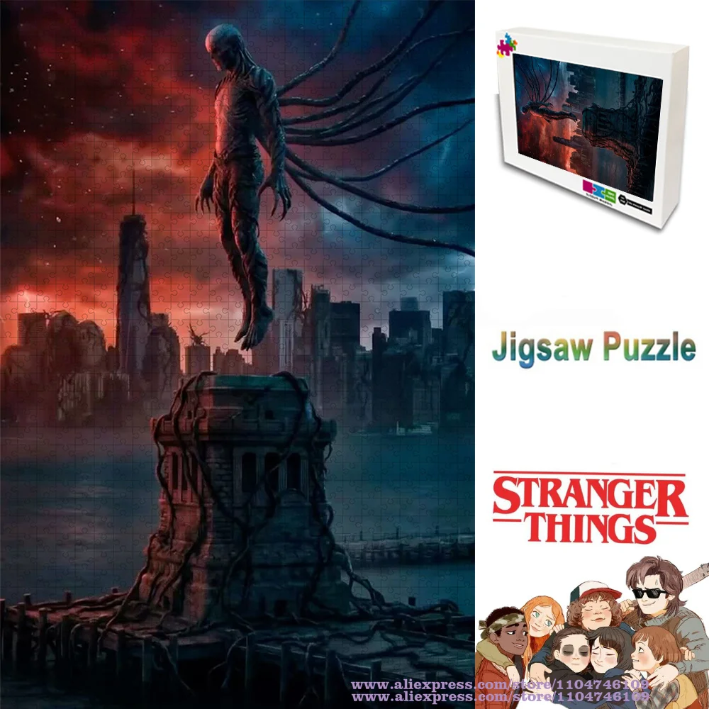 Stranger Things Puzzle Jigsaw 108/200/300/500/1000/1500Pcs Intelligence Puzzles for Kids & Adults Unique Puzzles Home Decoration
Stranger Things Puzzle Jigsaw 108/200/300/500/1000/1500Pcs Intelligence Puzzles for Kids & Adults Unique Puzzles Home Decoration
