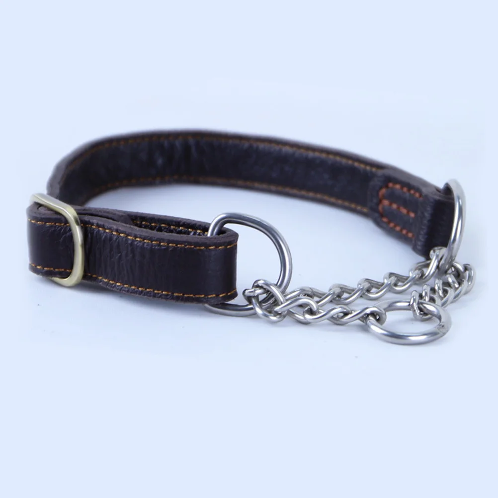 Dog Collar Adjustable Stainless Steel Chain Flexible Training Collar for Medium Large Dogs Behavior Control Outdoor
Dog Collar Adjustable Stainless Steel Chain Flexible Training Collar for Medium Large Dogs Behavior Control Outdoor