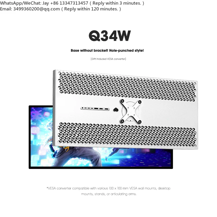 Kuycon Q34W Thin Bezel Lcd Monitor Gaming Office Desktop Computer Lcd Monitor 34Inch Ultra HD Gaming Display Monitor
Kuycon Q34W Thin Bezel Lcd Monitor Gaming Office Desktop Computer Lcd Monitor 34Inch Ultra HD Gaming Display Monitor