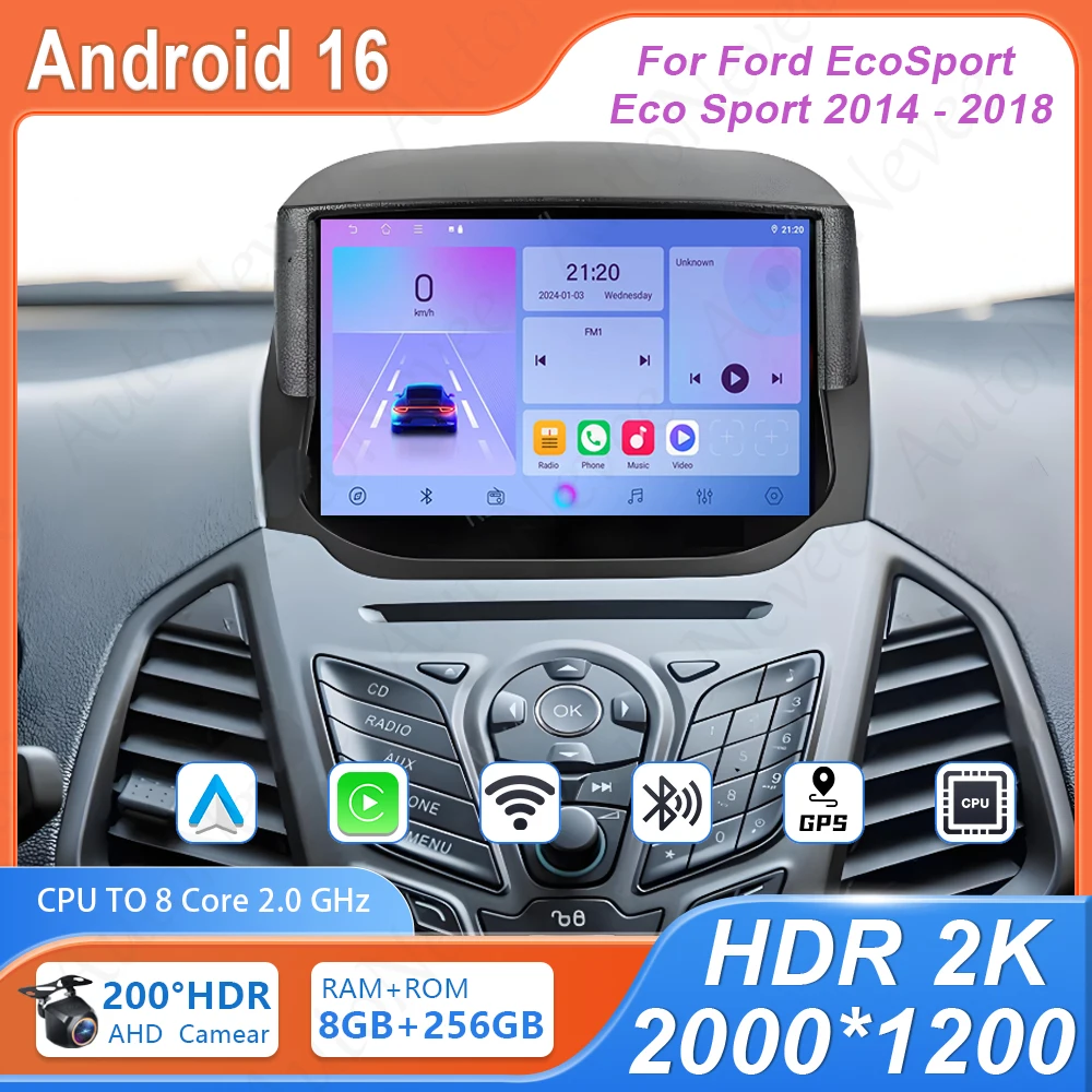 Android For Ford EcoSport Eco Sport 2014 - 2018 4G Wifi BT High-performance Multimedia Player Car Dvd Auto Radio Stereo Screen
Android For Ford EcoSport Eco Sport 2014 - 2018 4G Wifi BT High-performance Multimedia Player Car Dvd Auto Radio Stereo Screen