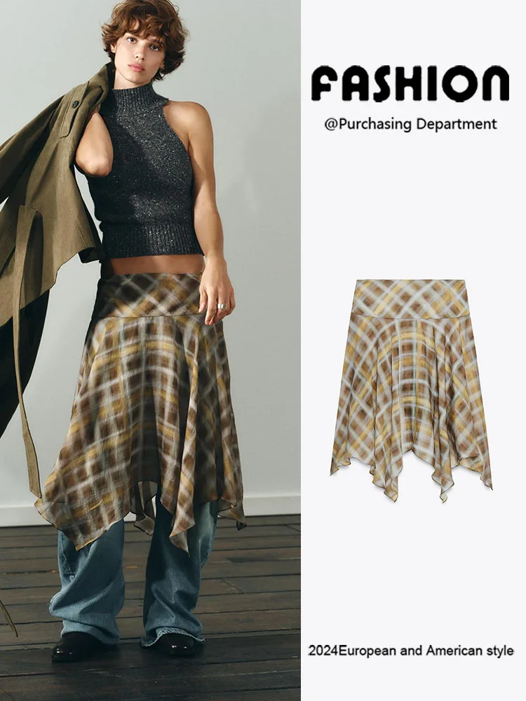 Зима 202, новая модная клетчатая юбка-миди, женская удобная универсальная юбка длиной f, этнический сценический костюм, юбка-миди
Зима 202, новая модная клетчатая юбка-миди, женская удобная универсальная юбка длиной f, этнический сценический костюм, юбка-миди