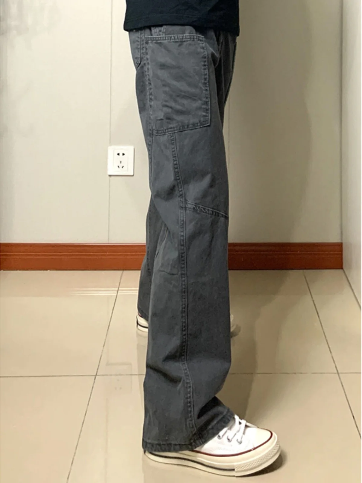 Мужские рабочие брюки-клеш ey Waed Bell Bot: осенне-зимние, в американском ретро-стиле, прямые, модные, бренд Haome High En...
Мужские рабочие брюки-клеш ey Waed Bell Bot: осенне-зимние, в американском ретро-стиле, прямые, модные, бренд Haome High En...