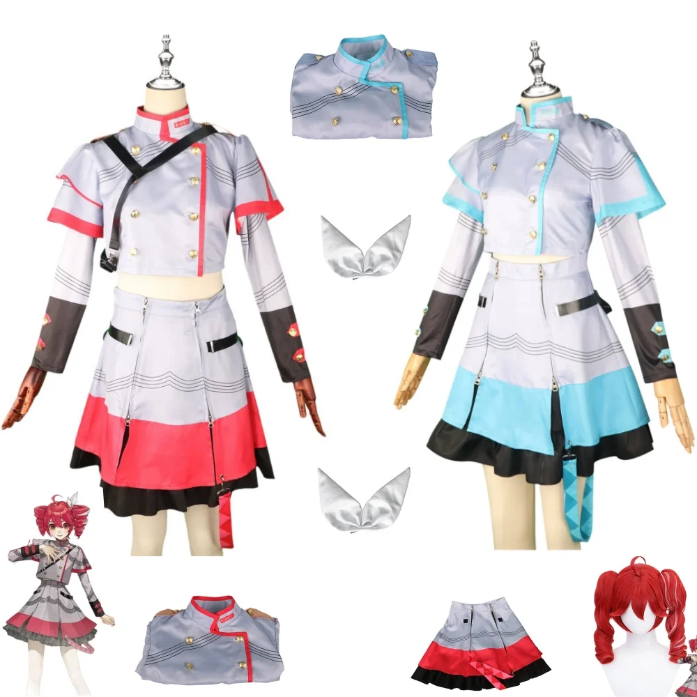 Kasane Teto Blue Cosplay Costume Wig Anime Miku Vtuber Halloween Carnival Party Women Performance Suit
Kasane Teto Blue Cosplay Costume Wig Anime Miku Vtuber Halloween Carnival Party Women Performance Suit