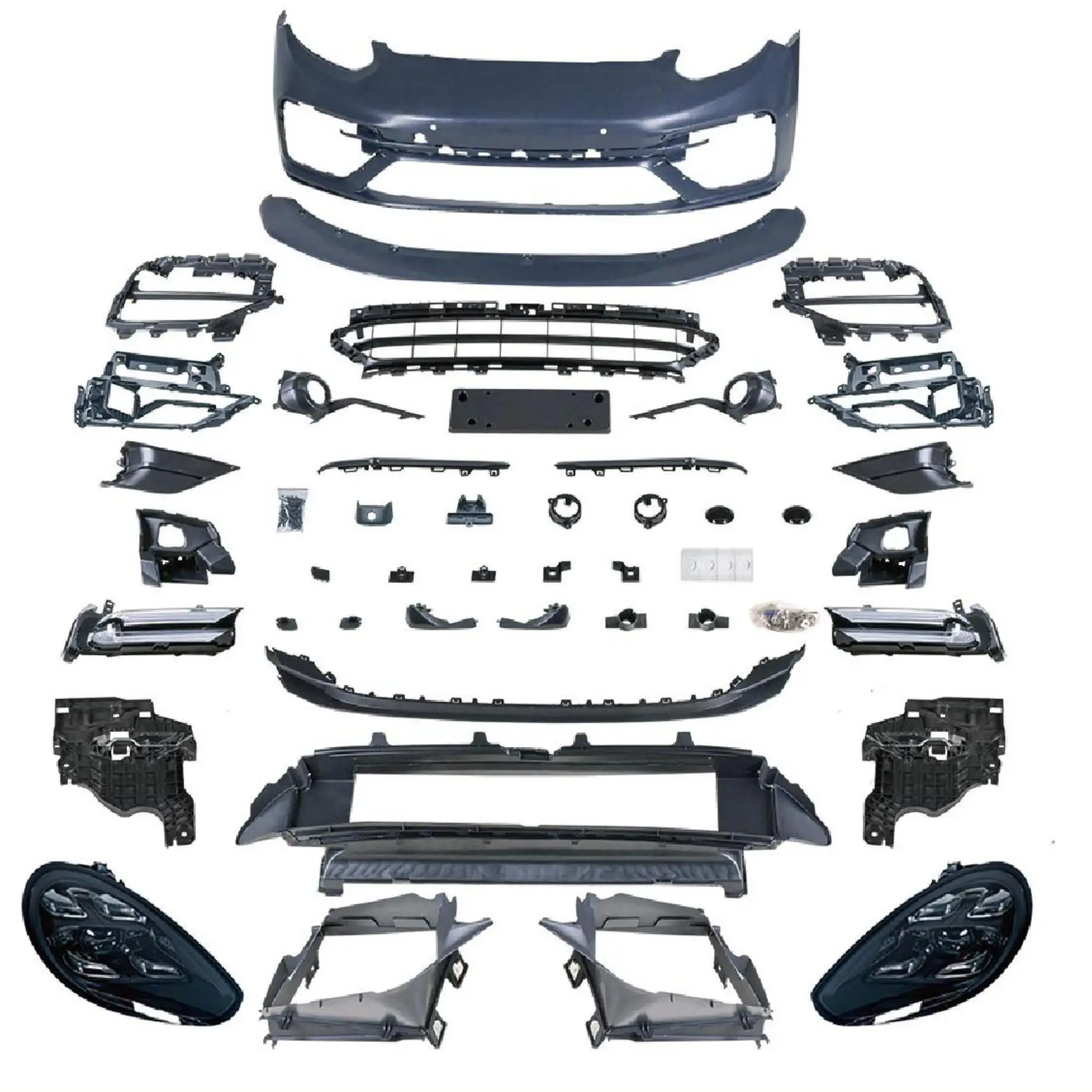 2010-2016 970.1 970.2 Upgrade to 971 Turbo S Facelift Car Bumpers Bodykit PDLS Headlamps for Porsche Panamera 970 Body Kit
2010-2016 970.1 970.2 Upgrade to 971 Turbo S Facelift Car Bumpers Bodykit PDLS Headlamps for Porsche Panamera 970 Body Kit