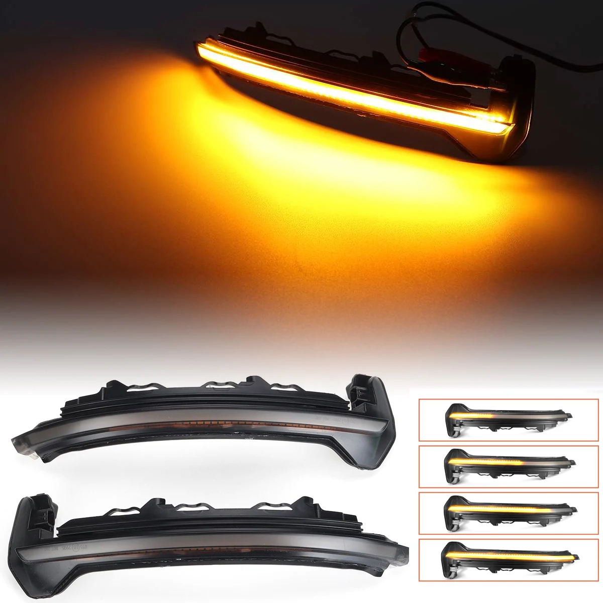 Pair LED Dynamic Sequential Blink LED Side Mirror Turn Signal Light for Audi TT TTS TT RS MK3 8S 2015-2020 R8 2016-2020
Pair LED Dynamic Sequential Blink LED Side Mirror Turn Signal Light for Audi TT TTS TT RS MK3 8S 2015-2020 R8 2016-2020