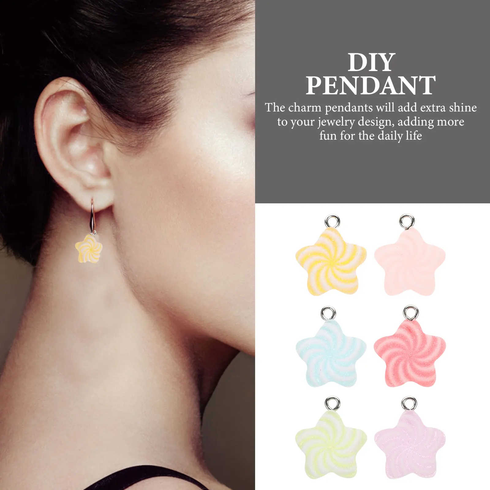 20 Pcs Acrylic Pendant Star Charms for Jewelry Making Necklaces Craft Manual Small Jewellery Pendants and Decorations
20 Pcs Acrylic Pendant Star Charms for Jewelry Making Necklaces Craft Manual Small Jewellery Pendants and Decorations