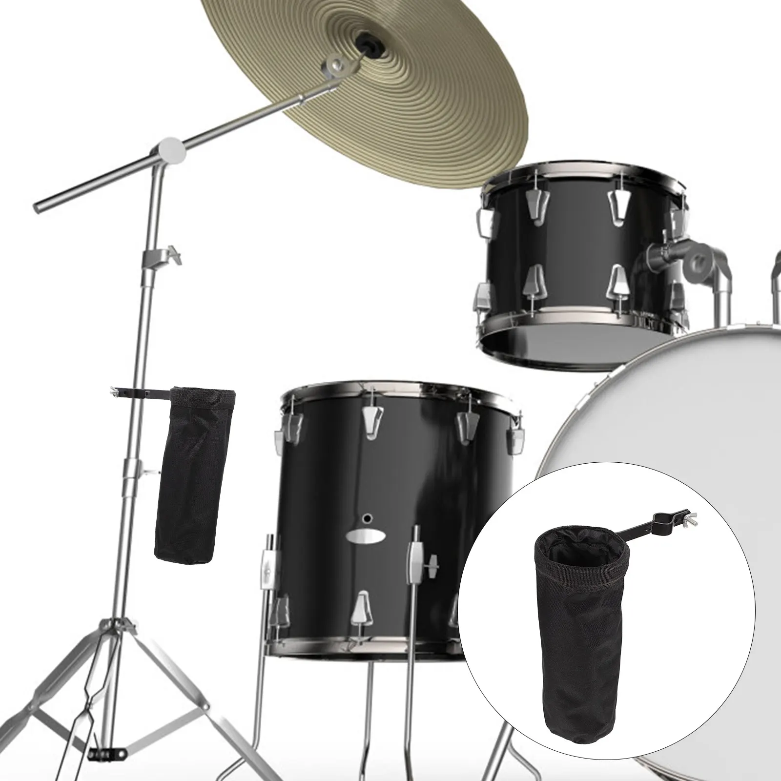 Drumstick Holder Bag Drumsticks Clamp Stand Cymbal Display Drummer Storage Hanging Cloth
Drumstick Holder Bag Drumsticks Clamp Stand Cymbal Display Drummer Storage Hanging Cloth