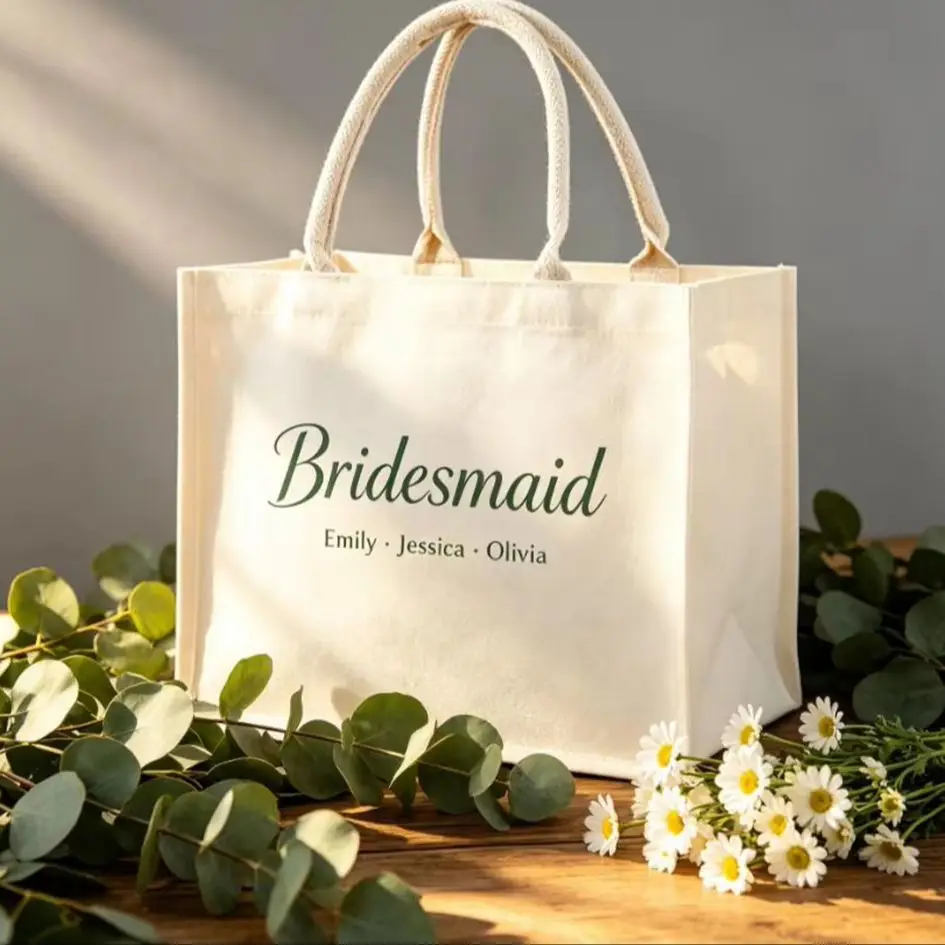Custom Thank You Tote Bag for Wedding Free Custom Print Personalized with Wedding Date Lightweight Foldable Canvas for Guests
Custom Thank You Tote Bag for Wedding Free Custom Print Personalized with Wedding Date Lightweight Foldable Canvas for Guests