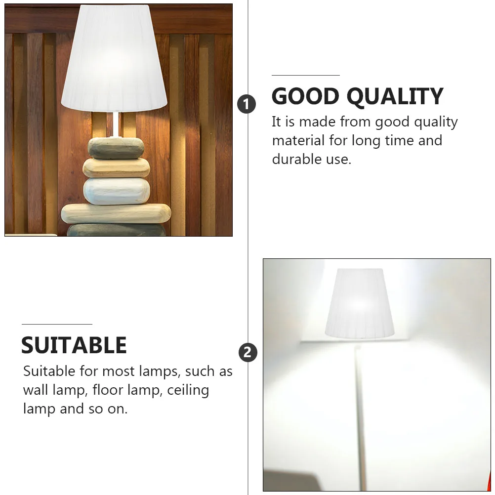 2Pcs Lampshade Accessories Gauze Light Cover White Translucent Decorative Type for Wall Floor Ceiling Lamp Dust Protection
2Pcs Lampshade Accessories Gauze Light Cover White Translucent Decorative Type for Wall Floor Ceiling Lamp Dust Protection