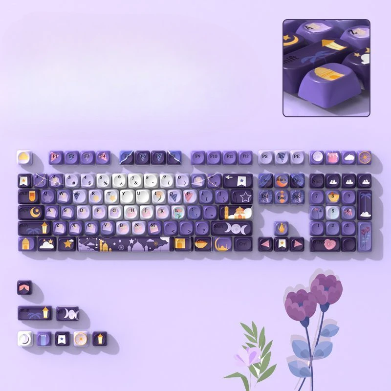 Original purple moa keycap pbt sublimation mechanical keyboard keycap personality creative 87/68/1087 5/98 keys
Original purple moa keycap pbt sublimation mechanical keyboard keycap personality creative 87/68/1087 5/98 keys