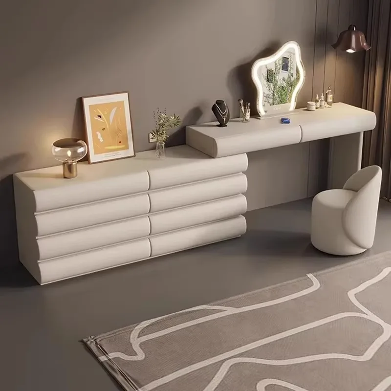 Aesthetic Large Storage Vanity Table Nordic Modern Luxury Salon Adult Dresser Bedroom Drawers Meuble Coiffeuse Home Furniture
Aesthetic Large Storage Vanity Table Nordic Modern Luxury Salon Adult Dresser Bedroom Drawers Meuble Coiffeuse Home Furniture