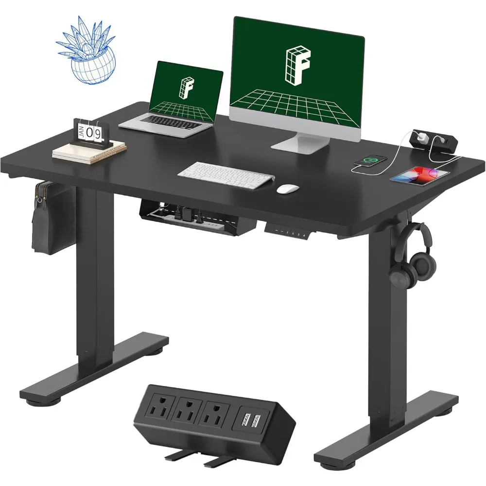 Whole-Piece Standing Desk with Clamp Power Strip, 48x30 Electric Stand Up Height Adjustable Desk with Cable Management
Whole-Piece Standing Desk with Clamp Power Strip, 48x30 Electric Stand Up Height Adjustable Desk with Cable Management