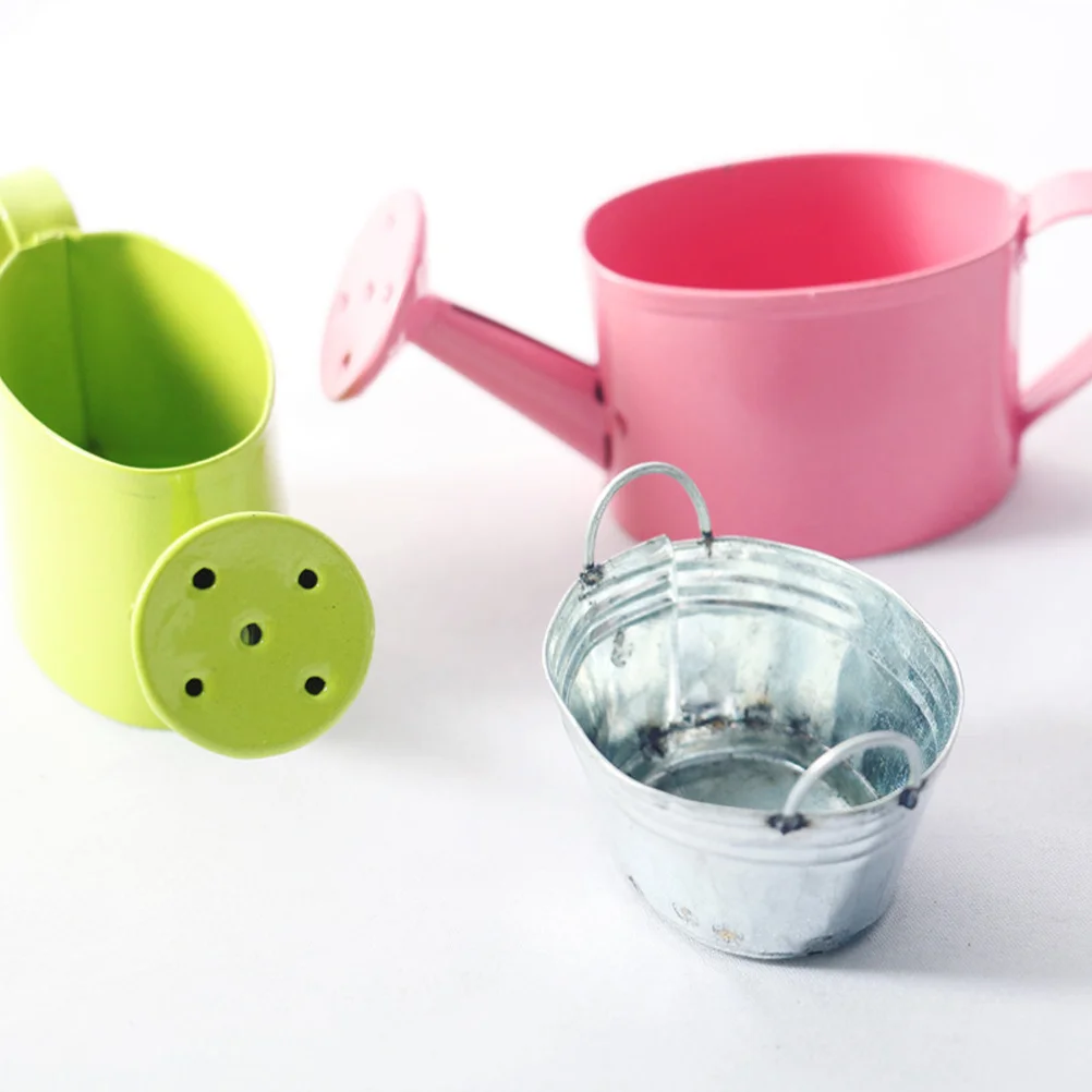 Mini Gardening Kettle Buckets Plant Watering Can Dollhouse Toy Alloy Flower Accessories
Mini Gardening Kettle Buckets Plant Watering Can Dollhouse Toy Alloy Flower Accessories