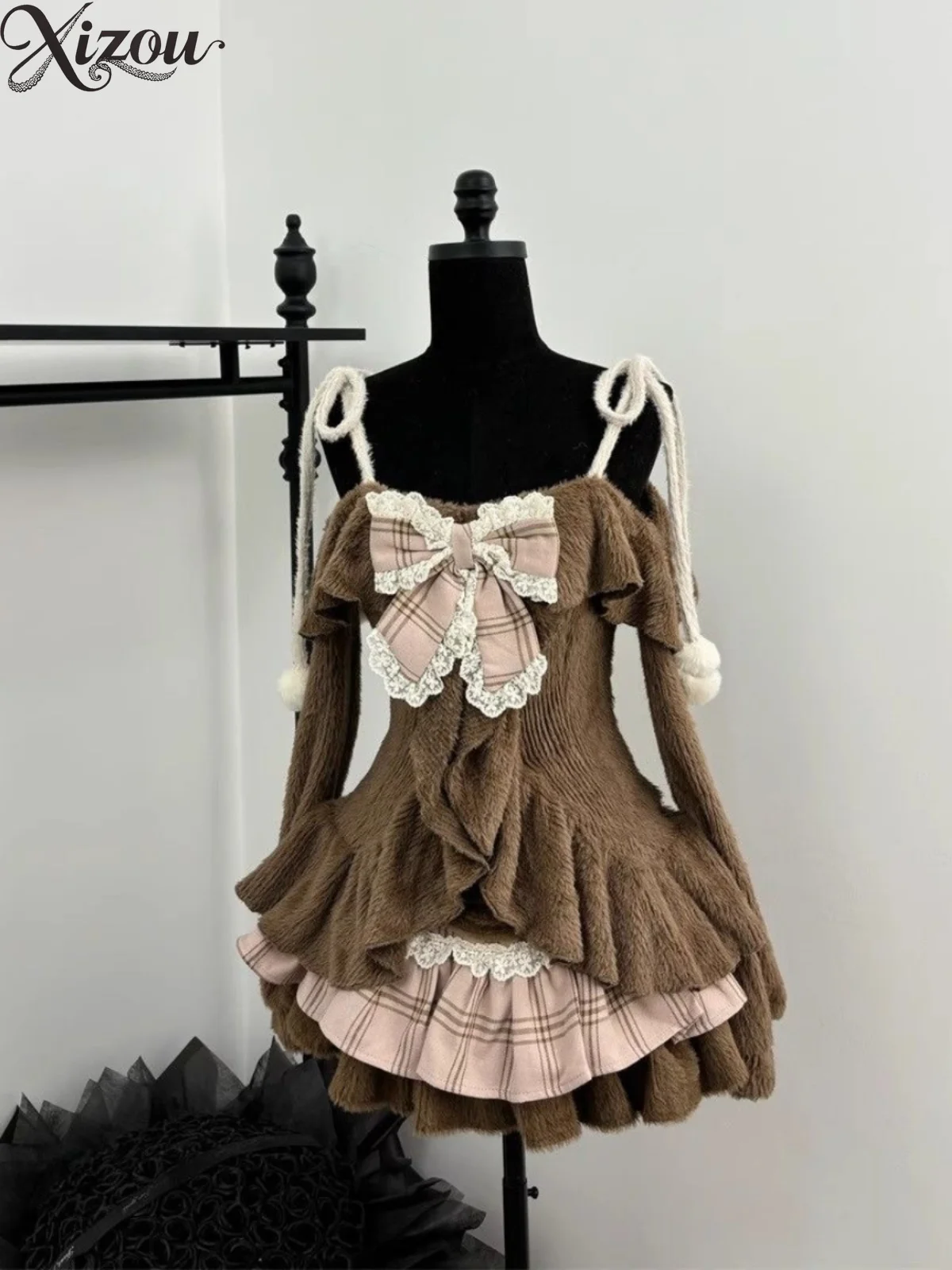 2 Piece Sets Womens Outfits Sweet and Cute Spring Autumn Ruffle Edge Waist Thin Shoulder Top High Waist Cake Short Skirt Suit
2 Piece Sets Womens Outfits Sweet and Cute Spring Autumn Ruffle Edge Waist Thin Shoulder Top High Waist Cake Short Skirt Suit