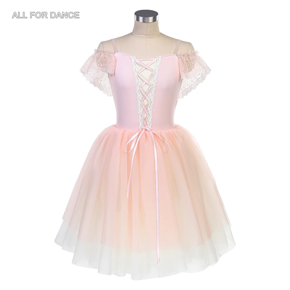 25025 New Ballet Costumes Off Shoulder Pale Pink Spandex Ballet Tutu Romantic Long Ballet Tutu Woman & Girls Performance Costume
25025 New Ballet Costumes Off Shoulder Pale Pink Spandex Ballet Tutu Romantic Long Ballet Tutu Woman & Girls Performance Costume