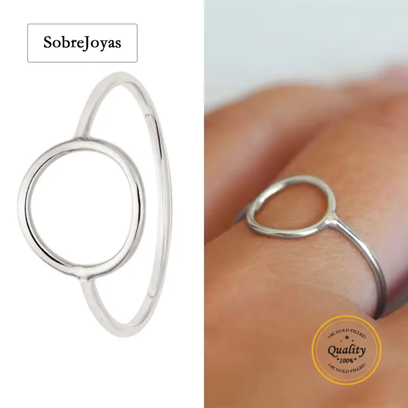 925 Silver Circle Ring for Women Dainty Stackable Statement Ring Gift for Her
925 Silver Circle Ring for Women Dainty Stackable Statement Ring Gift for Her