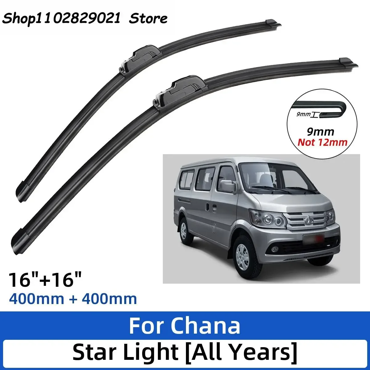 2PCS For Chana Star Light All Years 16"+16" Front Wiper Blades Windshield Windscreen Window Cutter Accessories
2PCS For Chana Star Light All Years 16"+16" Front Wiper Blades Windshield Windscreen Window Cutter Accessories