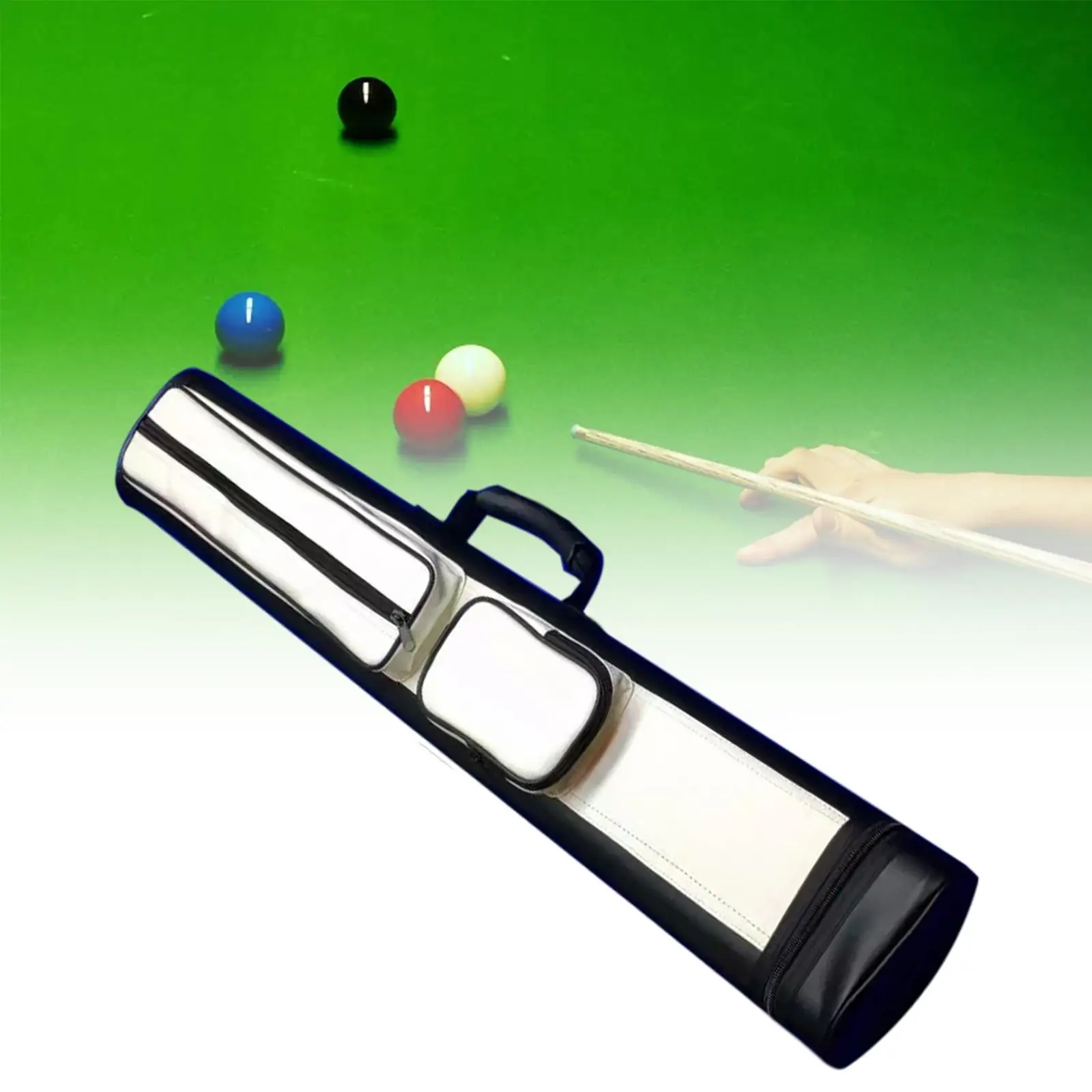 Hard Pool Cue Bag Accessories 1 Complete 2Pcs Rod Holder with Zipper Snooker Cue Storage Pouch for Billiard Room Sports Unisex
Hard Pool Cue Bag Accessories 1 Complete 2Pcs Rod Holder with Zipper Snooker Cue Storage Pouch for Billiard Room Sports Unisex
