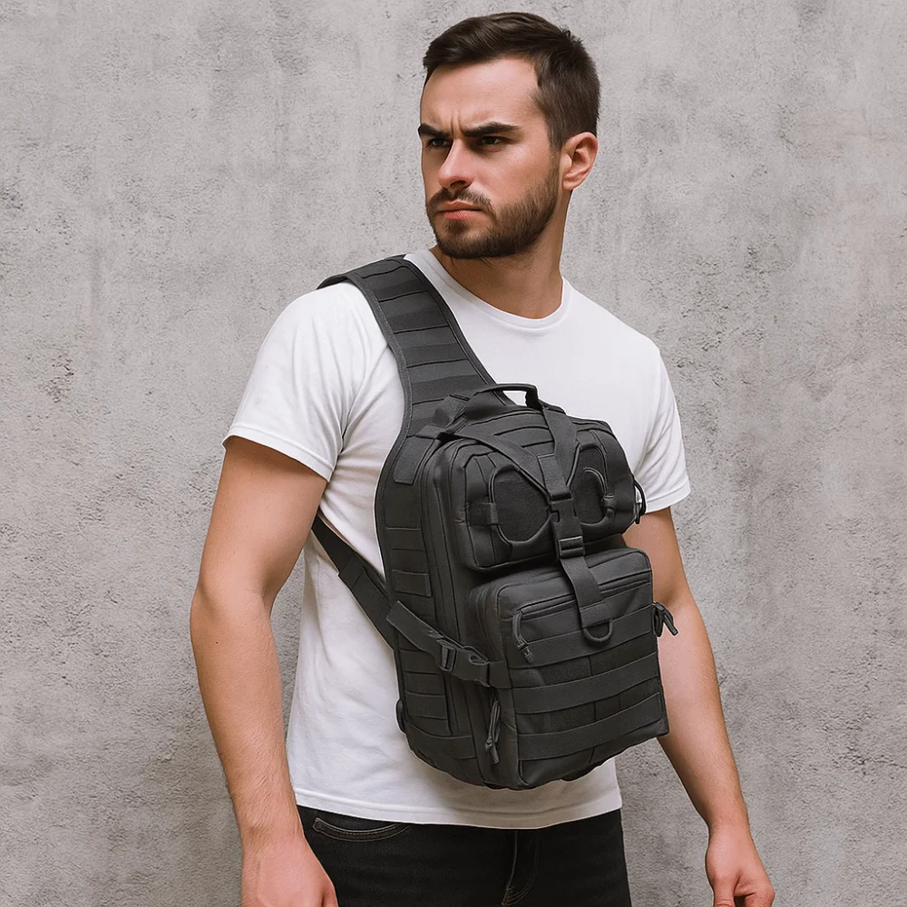 Waterproof Hiking Crossbody Bag Oxford Lightweight Outdoor Mountaineering Bag Durable Large Capacity Camping Rucksack
Waterproof Hiking Crossbody Bag Oxford Lightweight Outdoor Mountaineering Bag Durable Large Capacity Camping Rucksack