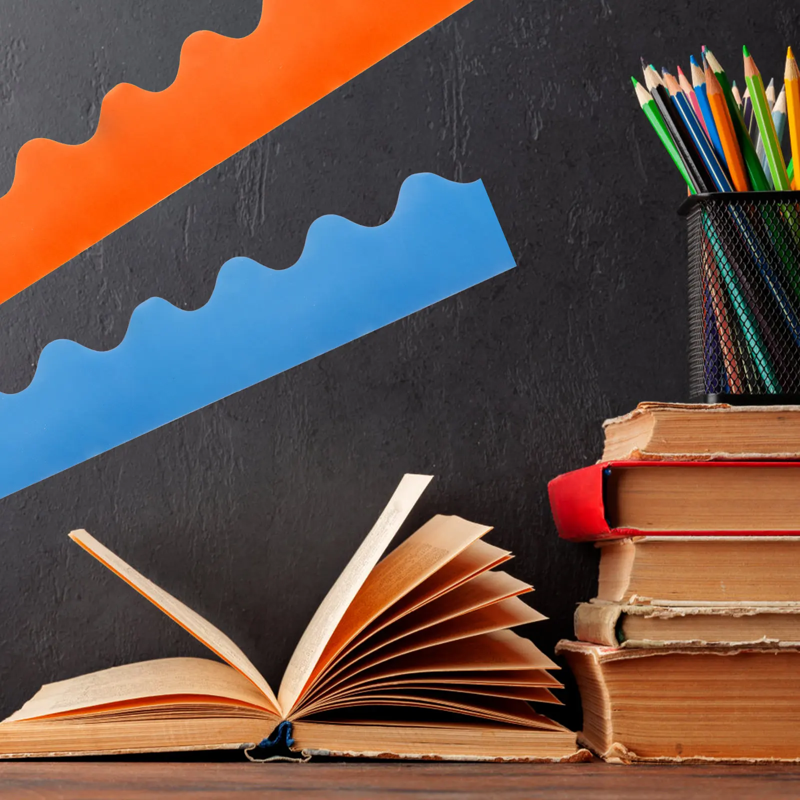 6 рулонов самоклеящейся бумаги для оформления досок объявлений волнообразной формы, легко режется, портативная, для классных комнат, досок объявлений и маркерных досок
6 рулонов самоклеящейся бумаги для оформления досок объявлений волнообразной формы, легко режется, портативная, для классных комнат, досок объявлений и маркерных досок