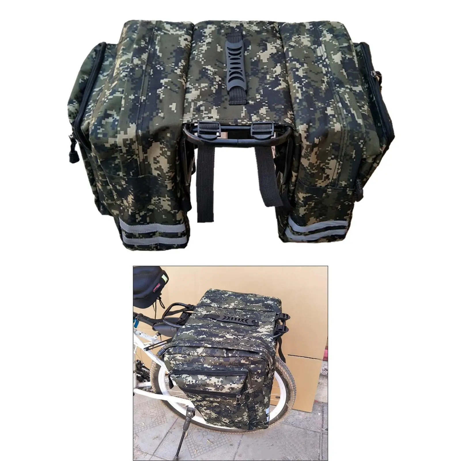 Saddle Bags Bike Trunk Pannier Oxford Cloth Extra Storage Waterproof Rear Rack for Electric Bicycle
Saddle Bags Bike Trunk Pannier Oxford Cloth Extra Storage Waterproof Rear Rack for Electric Bicycle