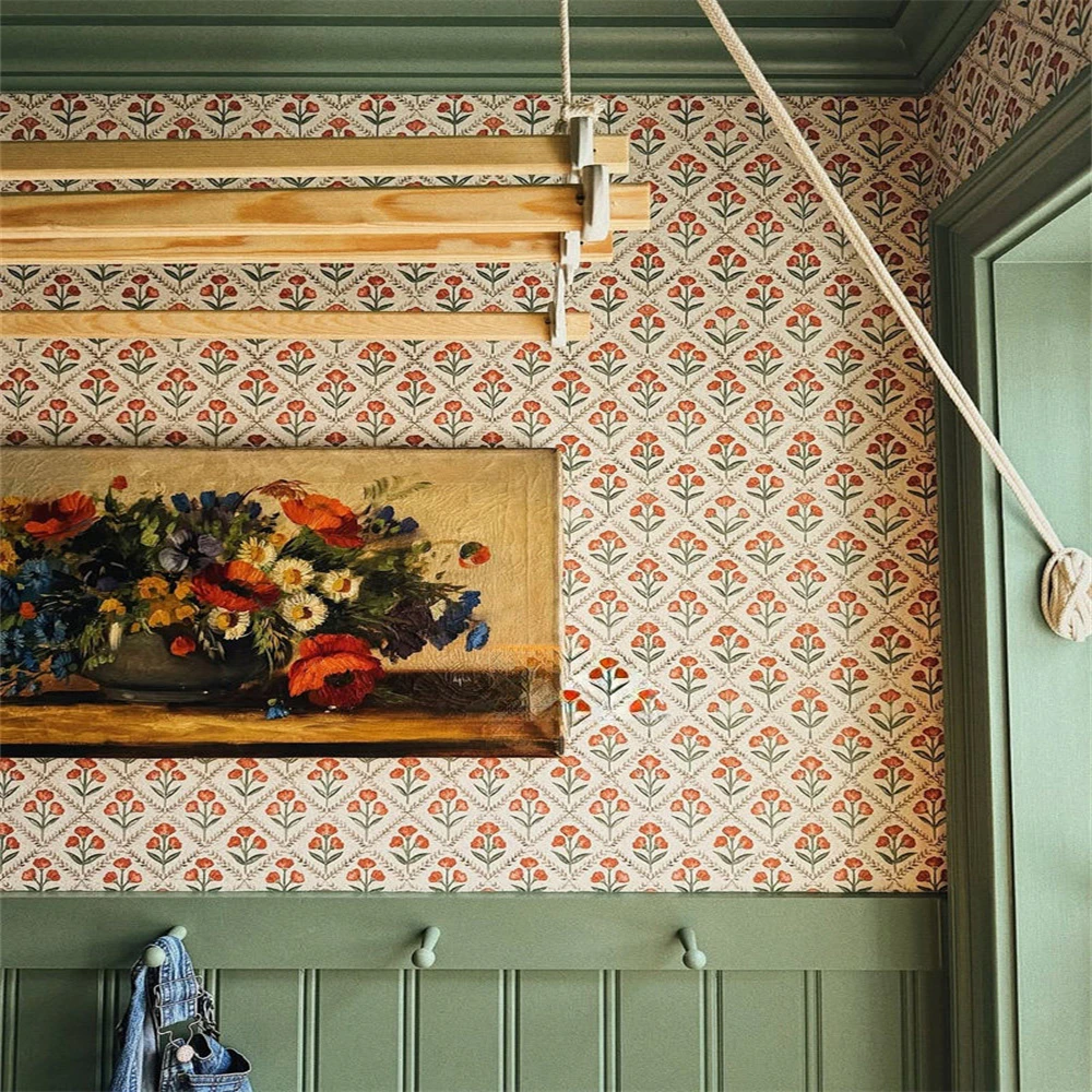 Custom wallpaper home decoration French rustic vintage oil painting flower rose wallpaper living room bedroom aisle background
Custom wallpaper home decoration French rustic vintage oil painting flower rose wallpaper living room bedroom aisle background