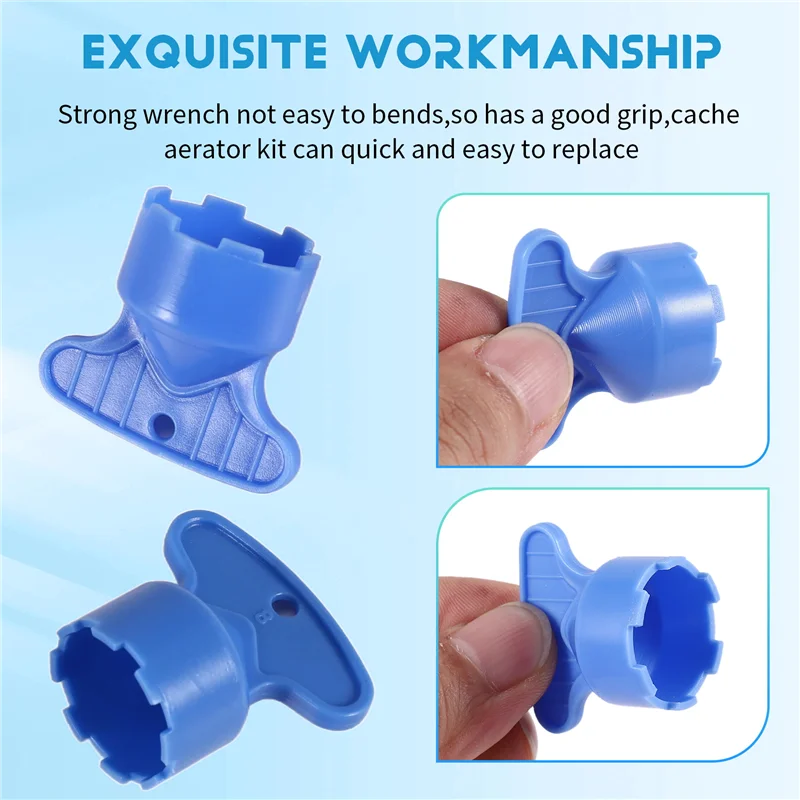 A76K 5 Pcs Plastic Faucet Aerator Repair Replacement Tool Spanner For Aerator Wrench Sanitary Ware Faucet Inflator Filter 
A76K 5 Pcs Plastic Faucet Aerator Repair Replacement Tool Spanner For Aerator Wrench Sanitary Ware Faucet Inflator Filter