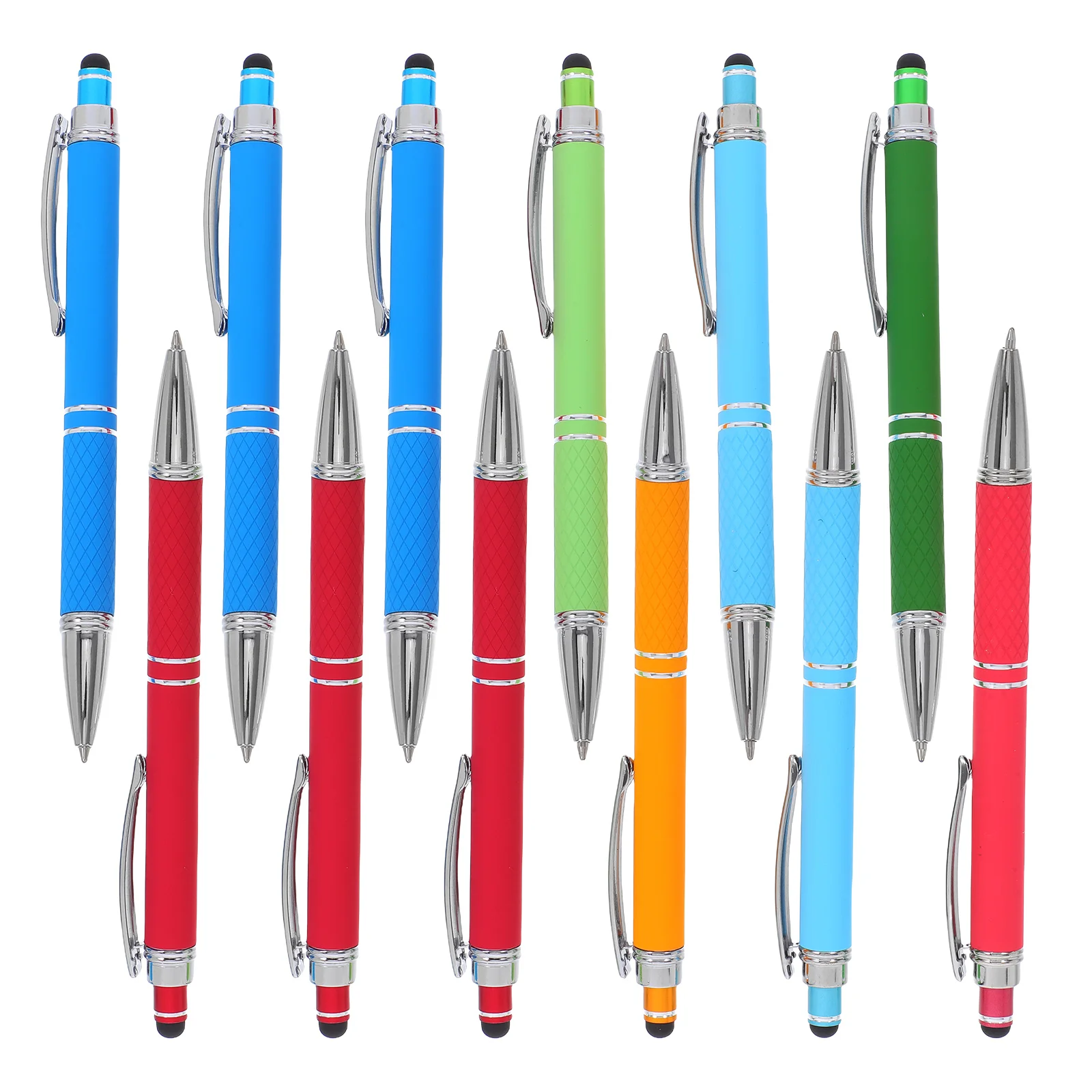 12 Pcs Metal Ballpoint Pen Detectable Pens Stylus Assorted Colors with Tip Ink Bulk
12 Pcs Metal Ballpoint Pen Detectable Pens Stylus Assorted Colors with Tip Ink Bulk