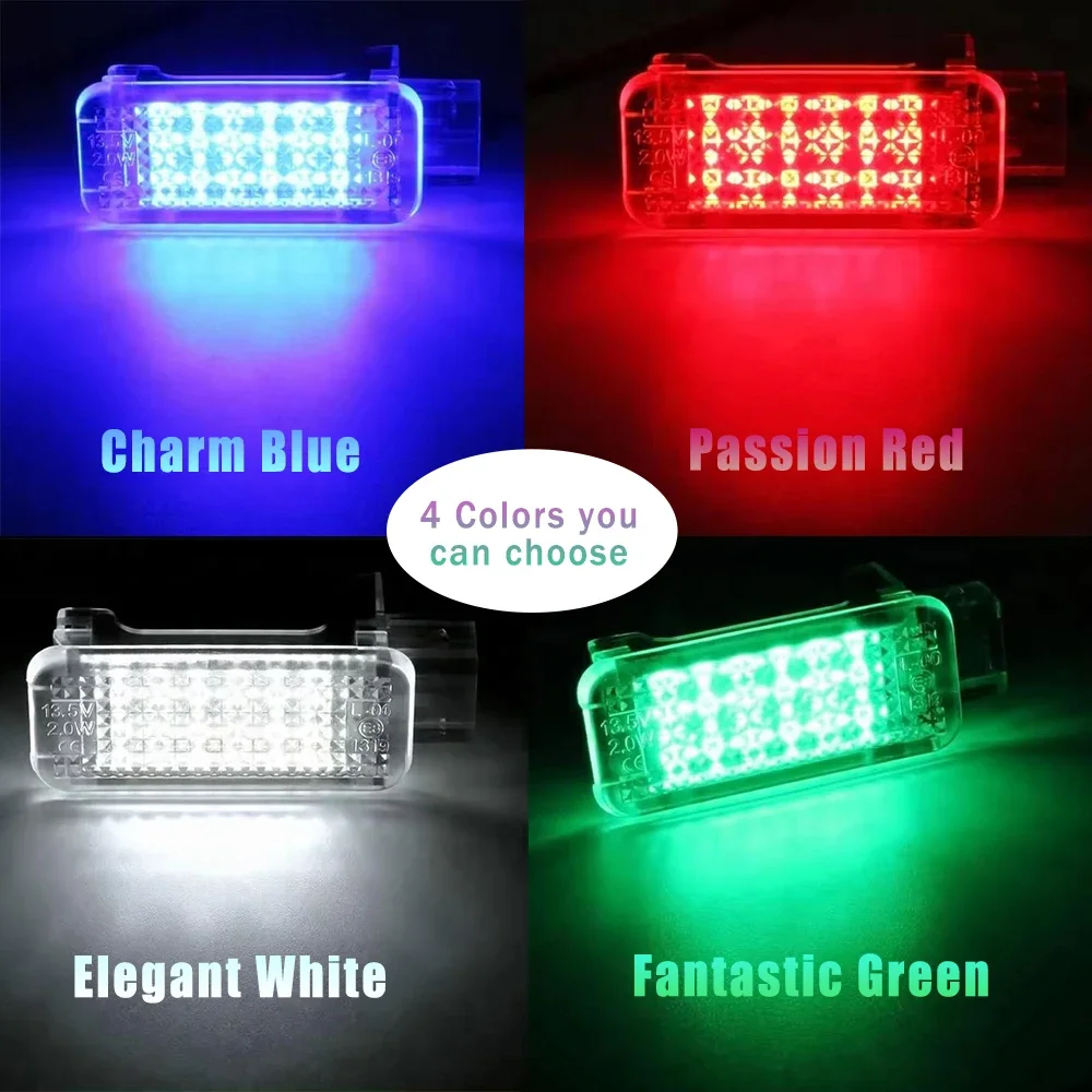 4Pcs Car LED Door Lamp Trunk Pathway Footwell Light for Audi Porsche Skoda Fabia Octavia IISuperb(B6, 3T) TT VW Golf 4/5/6
4Pcs Car LED Door Lamp Trunk Pathway Footwell Light for Audi Porsche Skoda Fabia Octavia IISuperb(B6, 3T) TT VW Golf 4/5/6