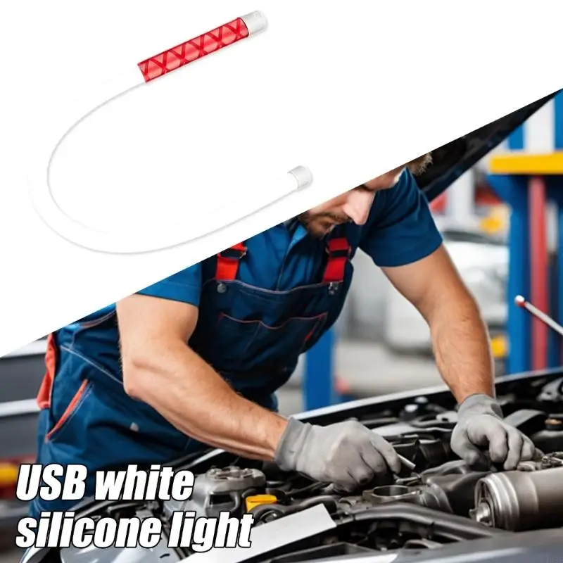 Flexible LED Work Light with USB C Charging, Shapeable Handheld Inspection Lamp for Small Areas, Repair Tasks, and DIY Care F19E
Flexible LED Work Light with USB C Charging, Shapeable Handheld Inspection Lamp for Small Areas, Repair Tasks, and DIY Care F19E