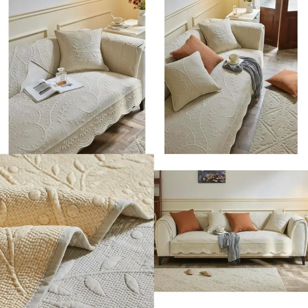 Floral Embroidered Quilted Couch Cover Non-Slip Sofa Slipcover for Pets and Kids, Loveseat Recliner Protection
Floral Embroidered Quilted Couch Cover Non-Slip Sofa Slipcover for Pets and Kids, Loveseat Recliner Protection