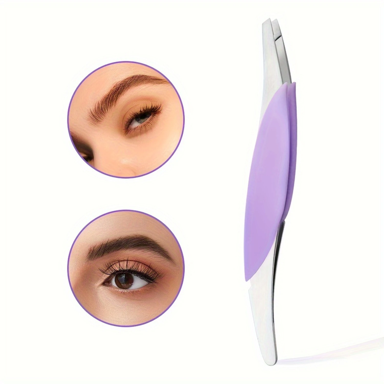 Eyebrow Tweezer, Stainless Steel Soft-Grip Tweezer Precision For Facial Hair Ingrown Hair Removal, Hair Plucking Daily Beauty T
Eyebrow Tweezer, Stainless Steel Soft-Grip Tweezer Precision For Facial Hair Ingrown Hair Removal, Hair Plucking Daily Beauty T