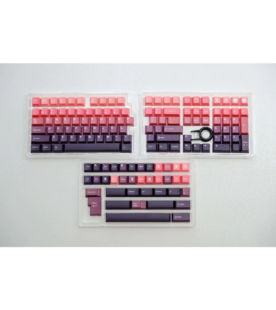Red beans gradual change keycap 147 keys PBT material original height five-sided sublimation process suitable for mechanical
Red beans gradual change keycap 147 keys PBT material original height five-sided sublimation process suitable for mechanical