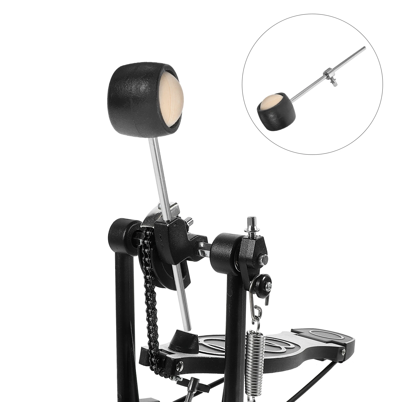 Wood Pedal Replace Part For Bass Kick With Durable Metal Handle Long-Lasting Drum Kit Accessory Reliable Instrument Hammer
Wood Pedal Replace Part For Bass Kick With Durable Metal Handle Long-Lasting Drum Kit Accessory Reliable Instrument Hammer