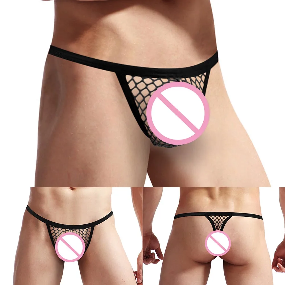 Sexy Mens Fishnet G String T-Back Underwear For Hot Man Low Waist G-string Thongs Pouch Mesh Sheer Trunks Hollow Trunks Briefs
Sexy Mens Fishnet G String T-Back Underwear For Hot Man Low Waist G-string Thongs Pouch Mesh Sheer Trunks Hollow Trunks Briefs