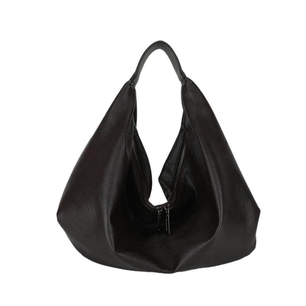 Storage Pouch Casual PU Dumpling Bag Japanese Style Soft Large Capacity Underarm Bag Retro Anti-splash Water Tote Bag School
Storage Pouch Casual PU Dumpling Bag Japanese Style Soft Large Capacity Underarm Bag Retro Anti-splash Water Tote Bag School