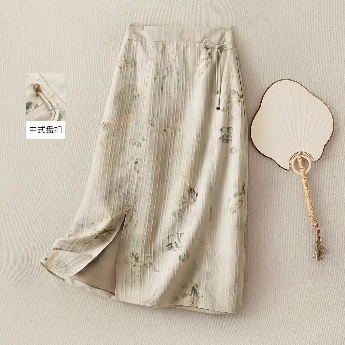 Chinese Style Print With a Slit Skirt Spring Summer New Casual Skirt for Women Cuteore Cheap Clothes Korean Women's Clothing
Chinese Style Print With a Slit Skirt Spring Summer New Casual Skirt for Women Cuteore Cheap Clothes Korean Women's Clothing